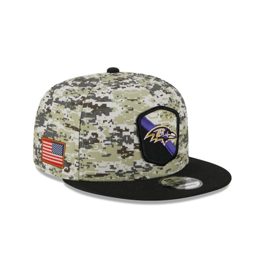 Gorras New Era | Baltimore Ravens Nfl Salute To Service 2023 9Fifty Snapback