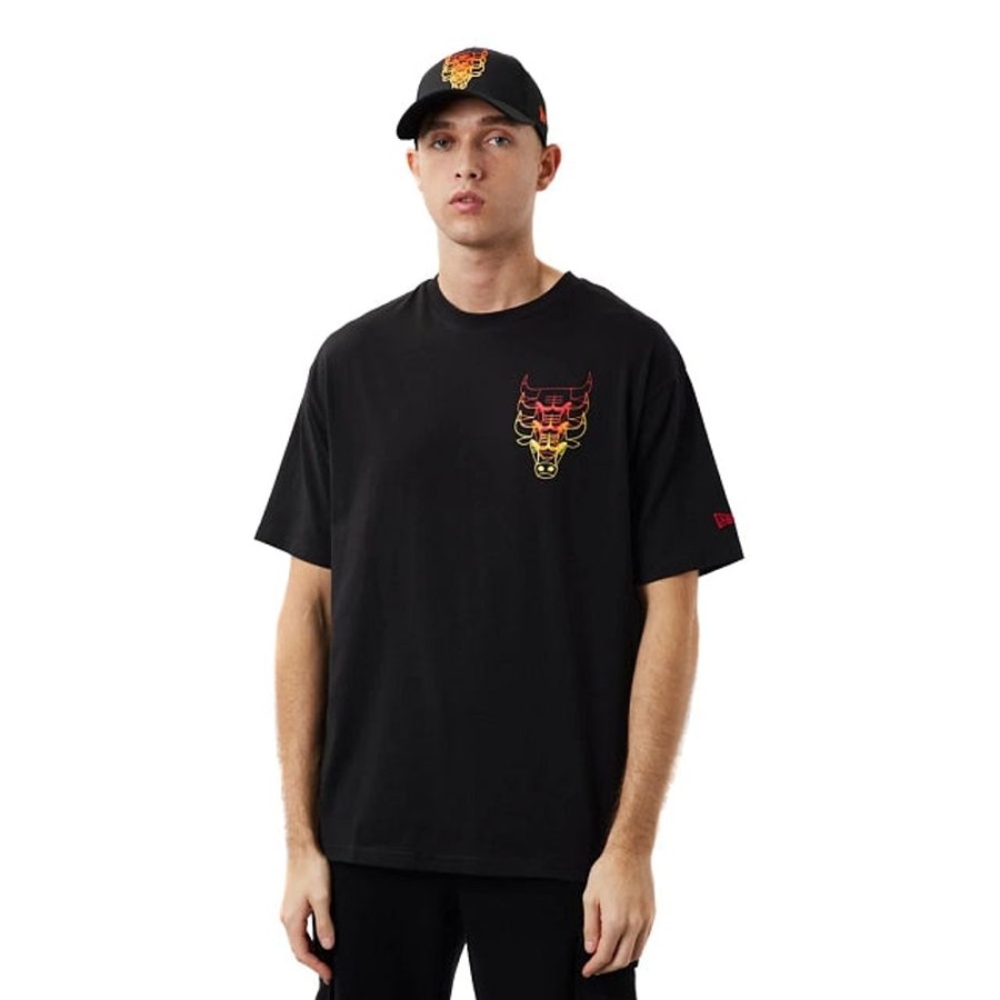 Ropa New Era | Playera Manga Corta Chicago Bulls Stack Logo