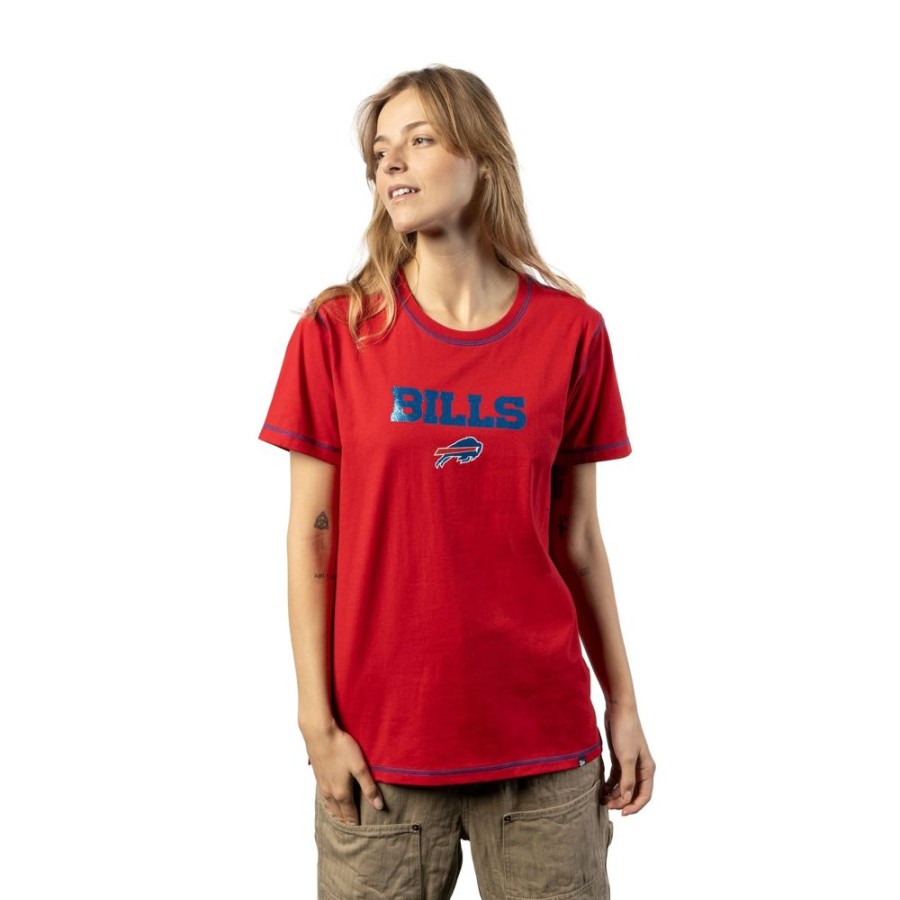 Ropa New Era | Playera Manga Corta Buffalo Bills Nfl 3Rd Down 2023 Para Mujer