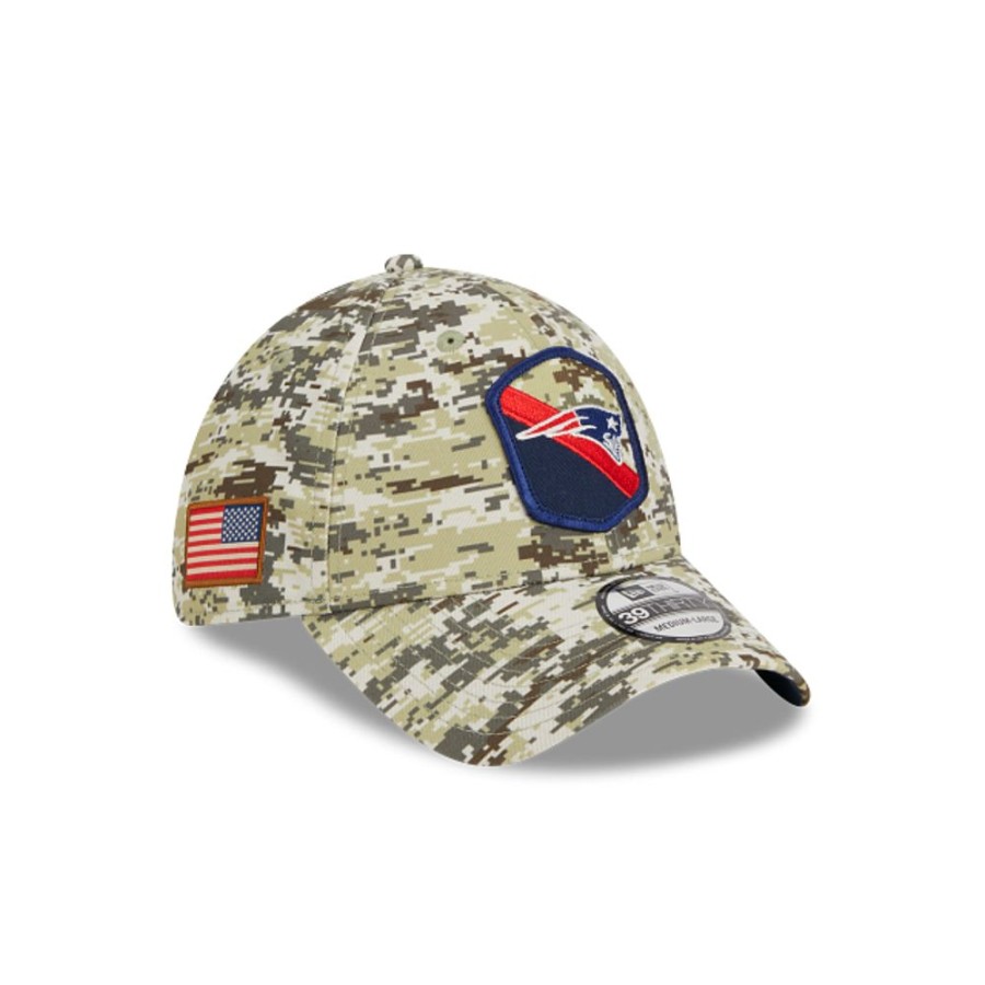 Gorras New Era | New England Patriots Nfl Salute To Service 2023 39Thirty Elastica