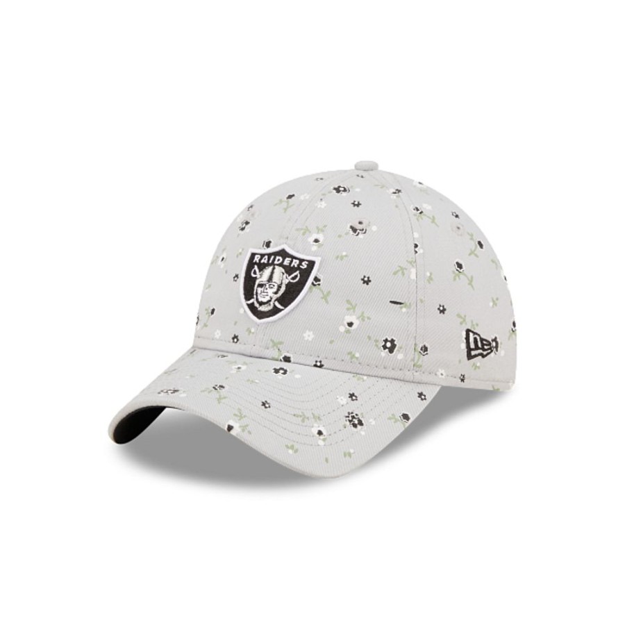 Gorras New Era | Las Vegas Raiders Women'S Floral 9Twenty Strapback Para Mujer