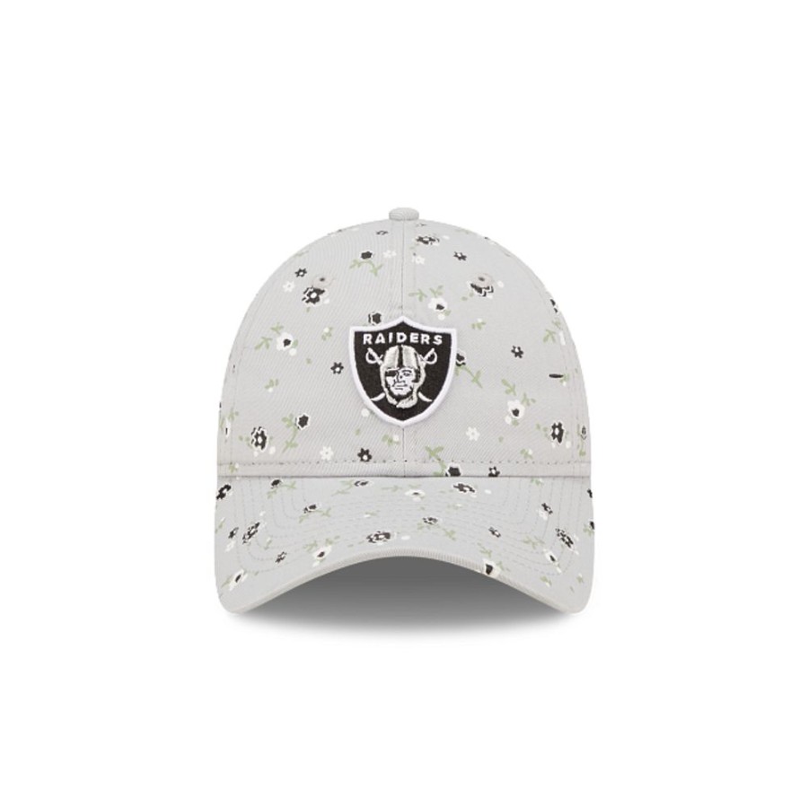 Gorras New Era | Las Vegas Raiders Women'S Floral 9Twenty Strapback Para Mujer