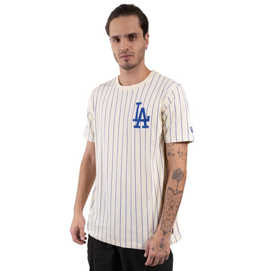 Ropa New Era | Playera Manga Cortalos Angeles Dodgers Mlb Throwback Collection