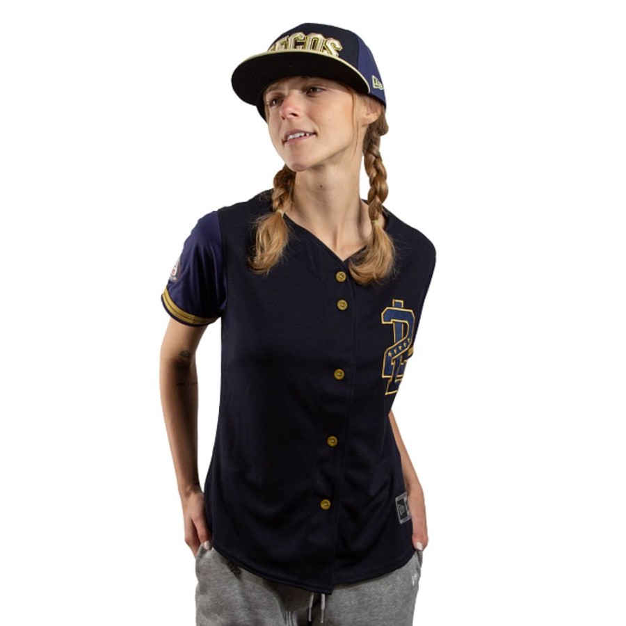 Ropa New Era | Jersey Alternativo Tecolotes De Los 2 Laredos Lmb Para Mujer Azul