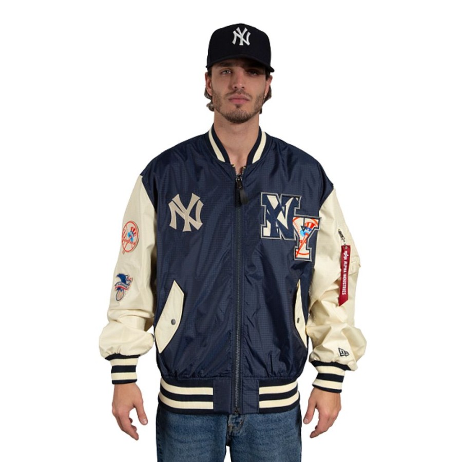 Ropa New Era | Chamarra Reversible Alpha Industries X Mlb New York Yankees Cooperstown