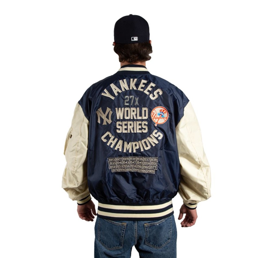 Ropa New Era | Chamarra Reversible Alpha Industries X Mlb New York Yankees Cooperstown