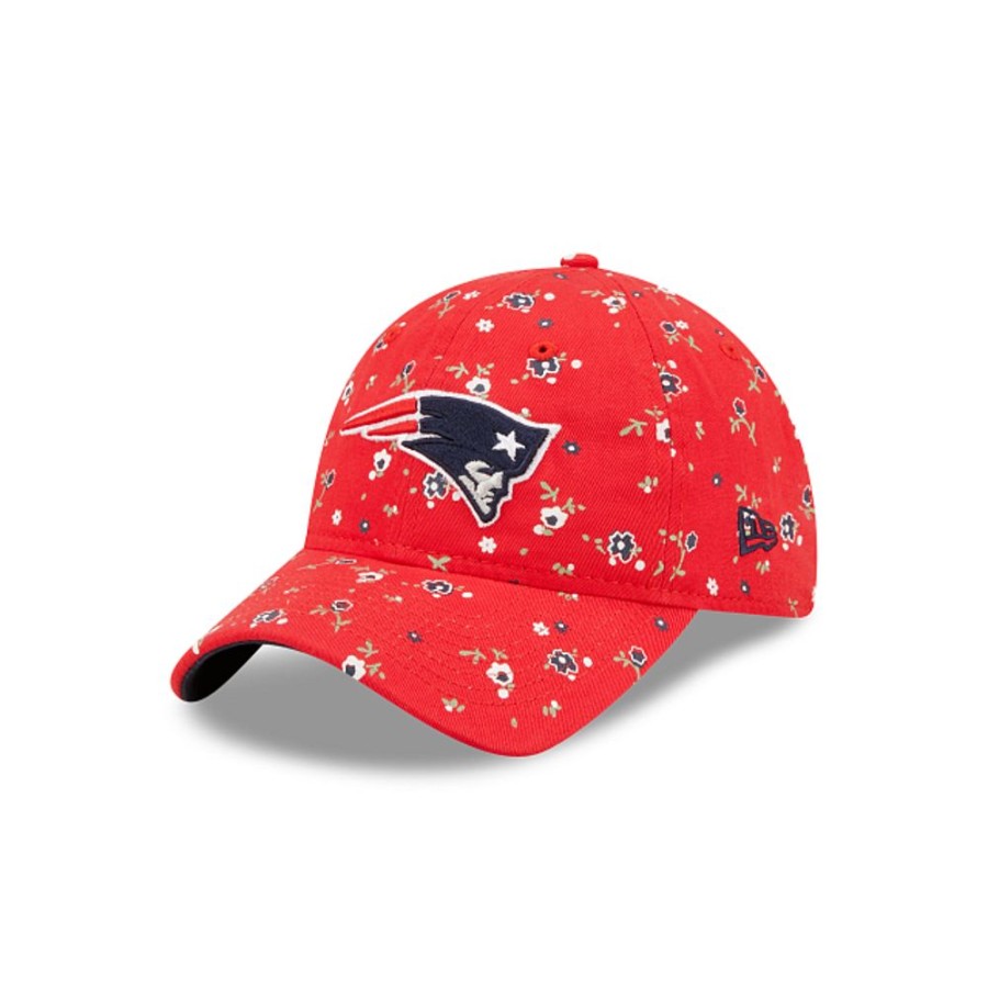 Gorras New Era | New England Patriots Women'S Floral 9Twenty Strapback Para Mujer