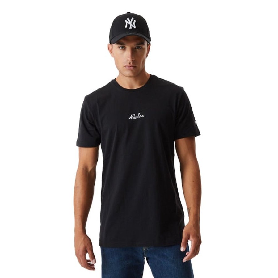 Ropa New Era | Playera Manga Corta New Era Essential Script Negra