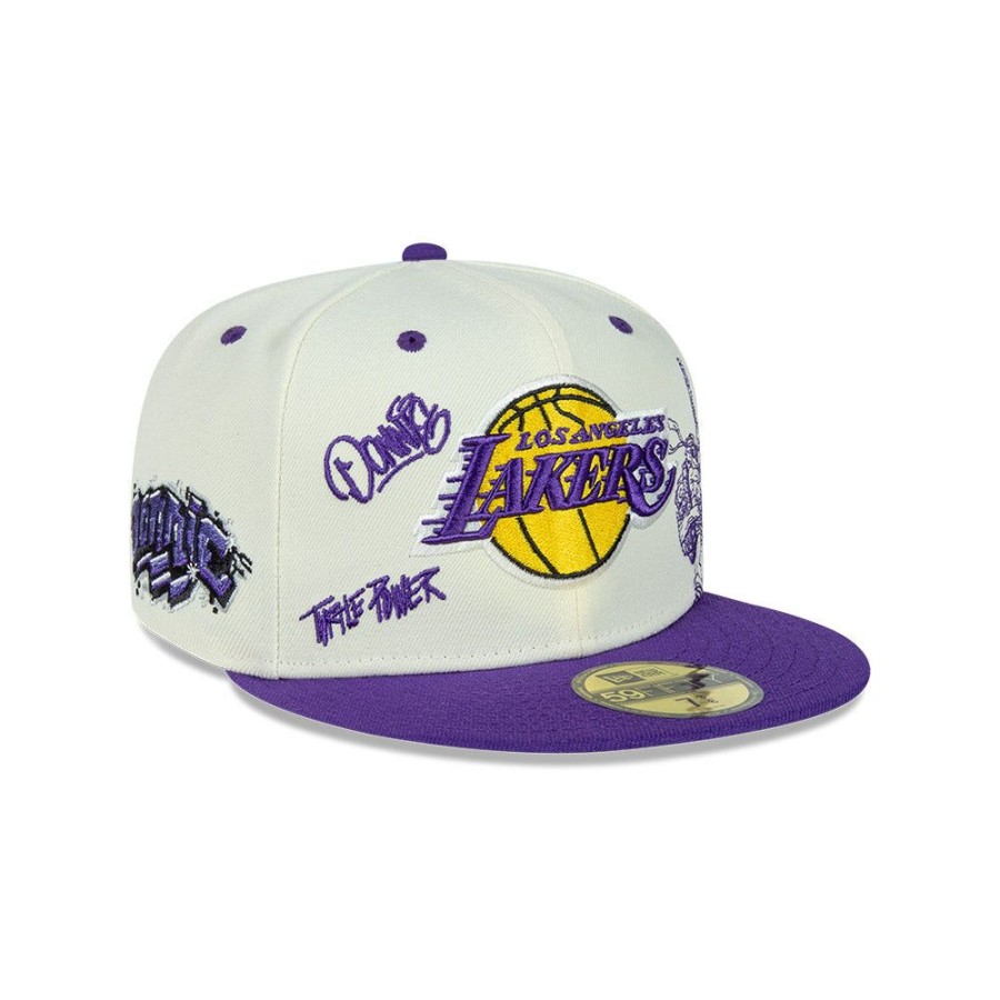 Gorras New Era | Los Angeles Lakers Tortugas Ninja X Nba Donatello 59Fifty Cerrada