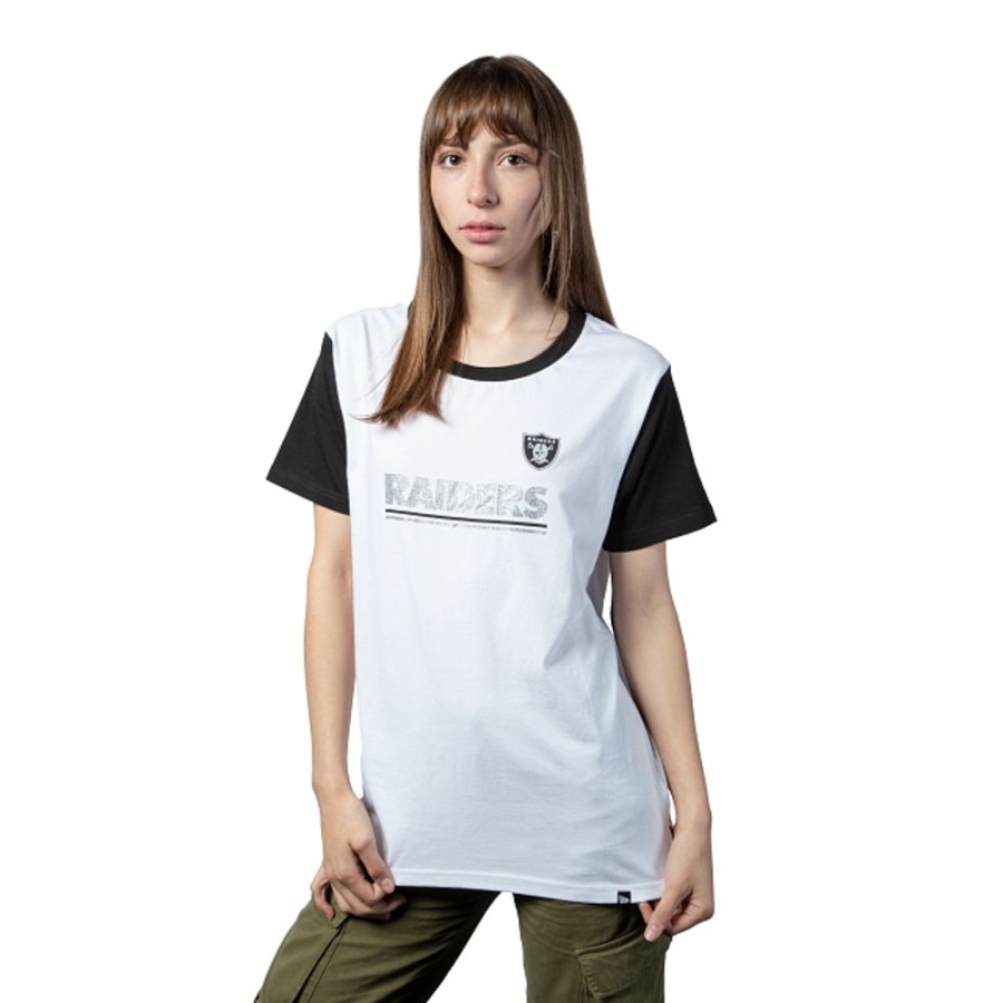 Ropa New Era | Playera Manga Corta Las Vegas Raiders Nfl 3Rd Down 2023 Para Mujer