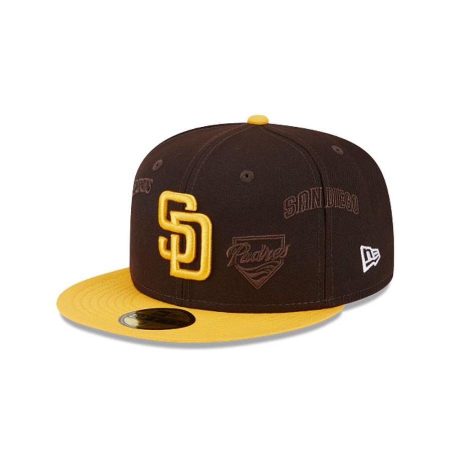 Gorras New Era | San Diego Padres Mlb Multi Logo 59Fifty Cerrada