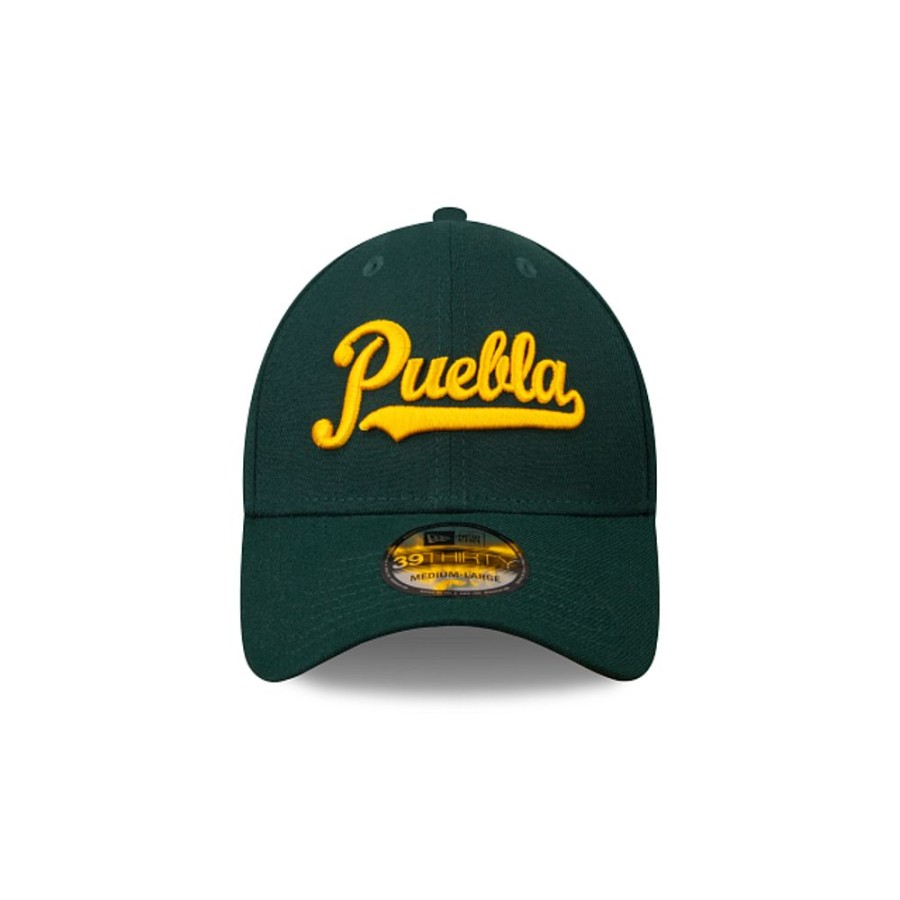 Gorras New Era | Pericos De Puebla Lmb Game Cap City Name 39Thirty Elastica Verde