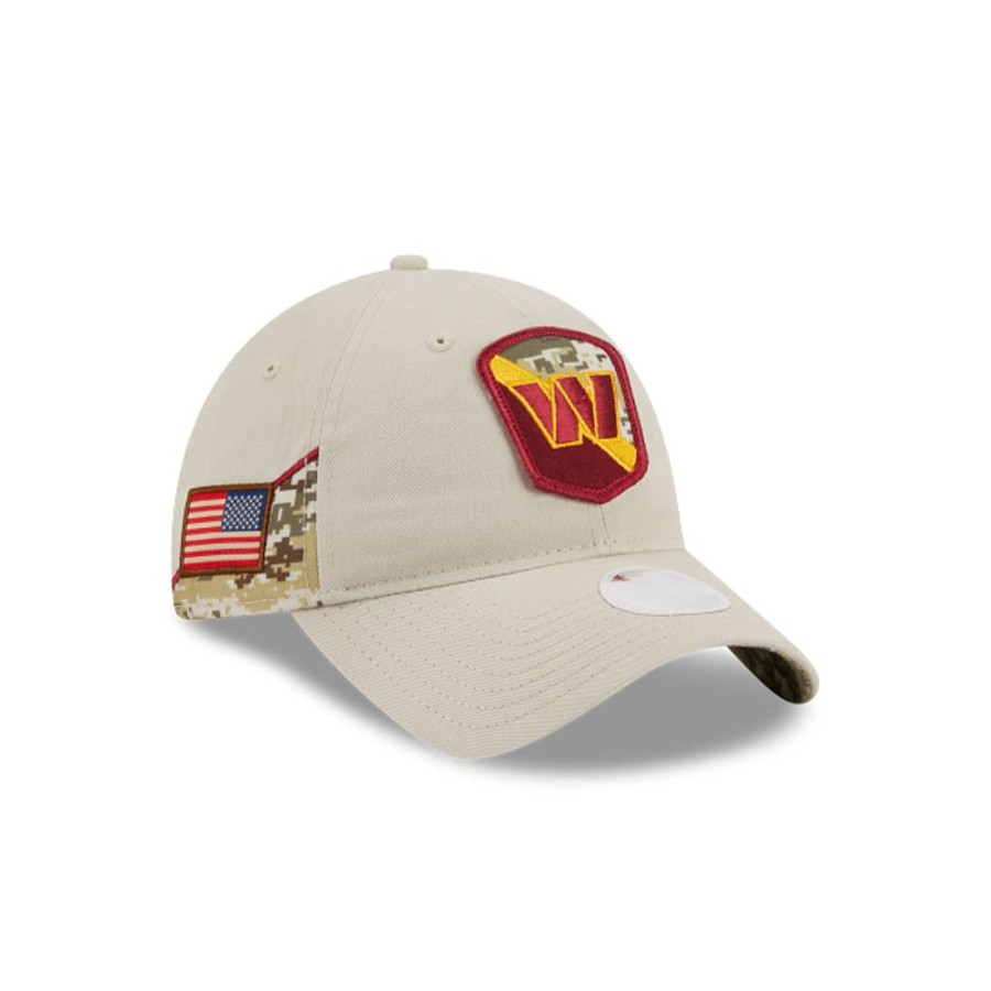 Gorras New Era | Washington Commanders Nfl Salute To Service 2023 9Twenty Strapback Para Mujer