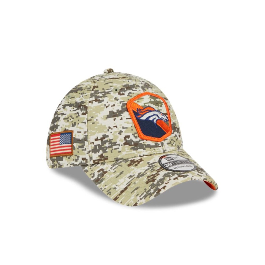 Gorras New Era | Denver Broncos Nfl Salute To Service 2023 39Thirty Elastica