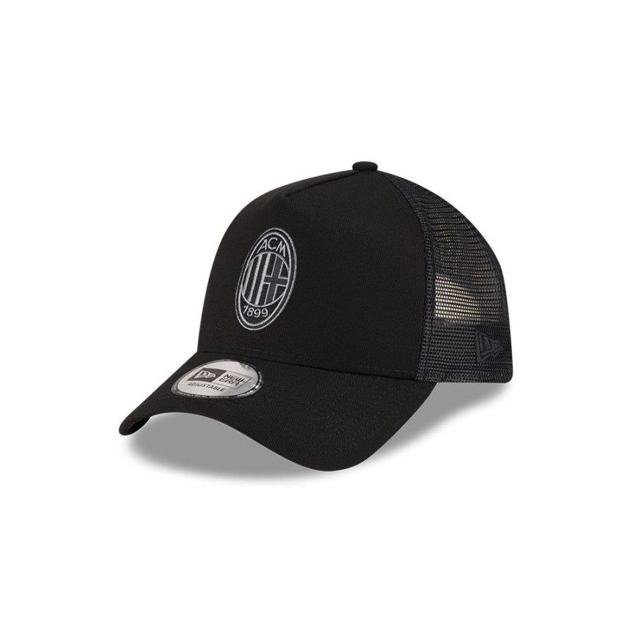 Gorras New Era | Milan Ac 9Forty Af Trucker Strapback Negra