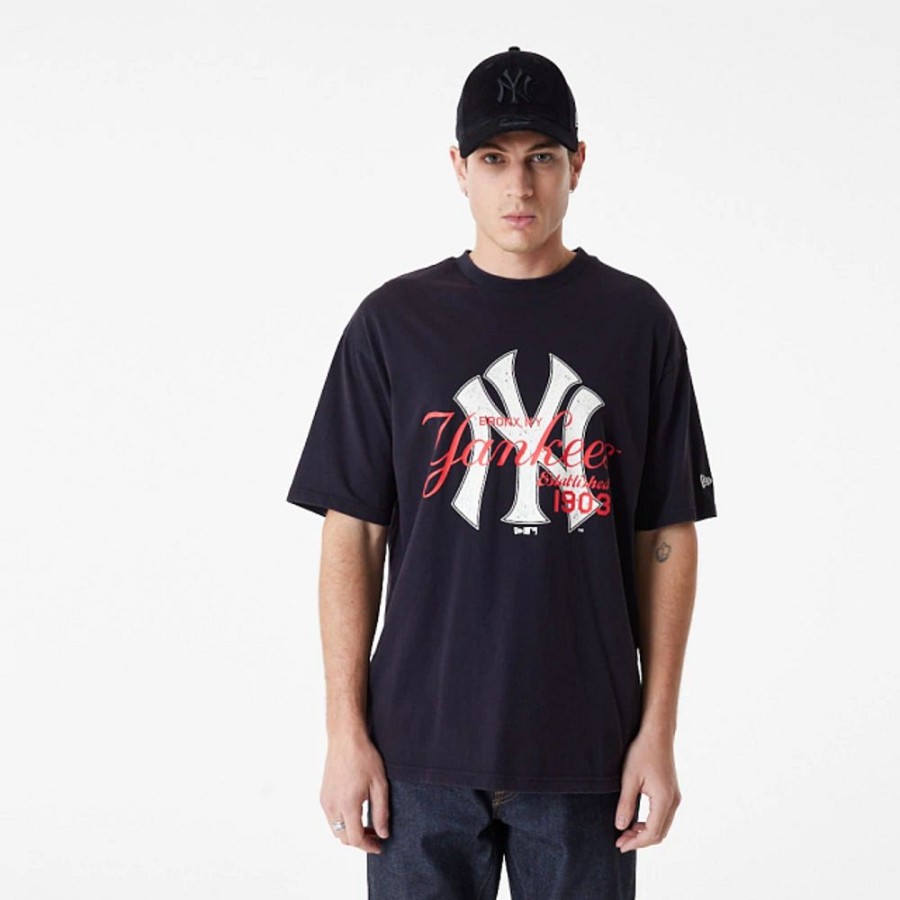 Ropa New Era | Playera Manga Corta New York Yankees Mlb Old School