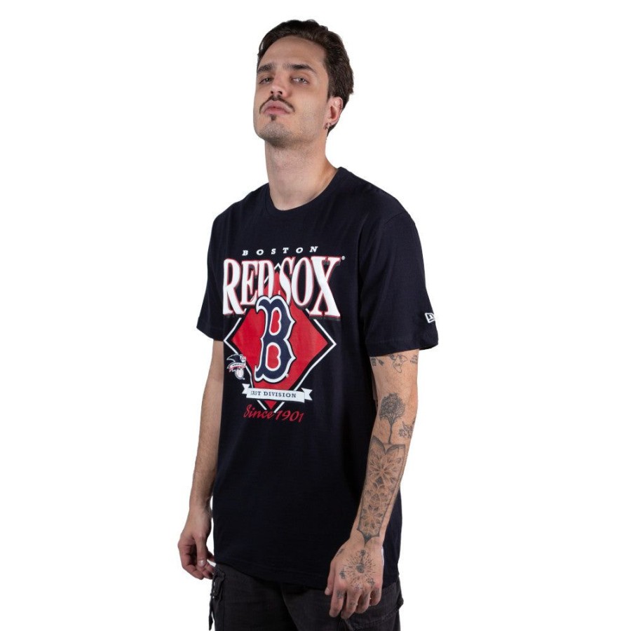 Ropa New Era | Playera Manga Corta Boston Red Sox Mlb Throwback