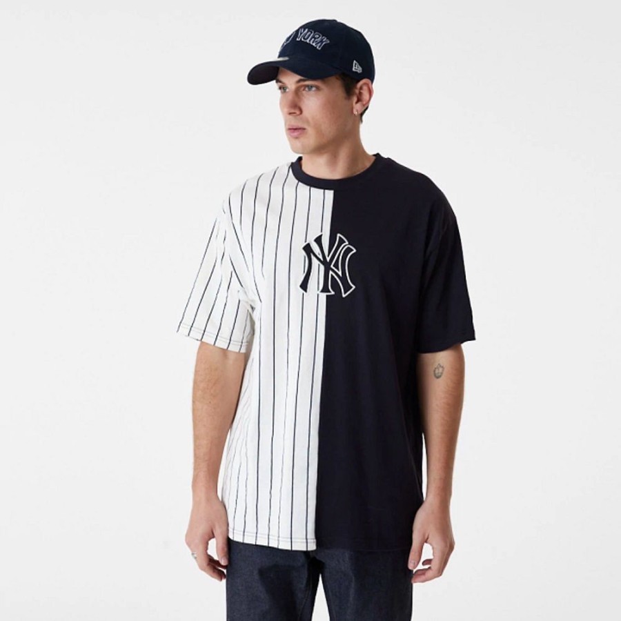 Ropa New Era | Playera Manga Corta New York Yankees Mlb Half Striped