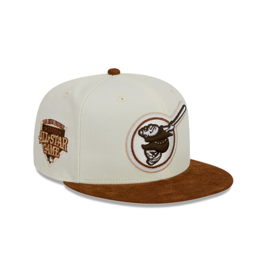 Gorras New Era | San Diego Padres Mlb Corduroy Visor 59Fifty Cerrada