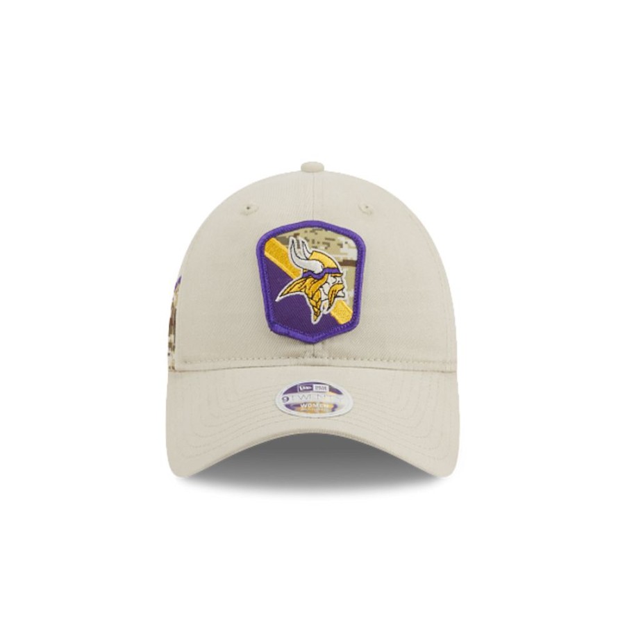 Gorras New Era | Minnesota Vikings Nfl Salute To Service 2023 9Twenty Strapback Para Mujer