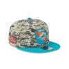 Gorras New Era | Miami Dolphins Nfl Salute To Service 2023 9Fifty Snapback