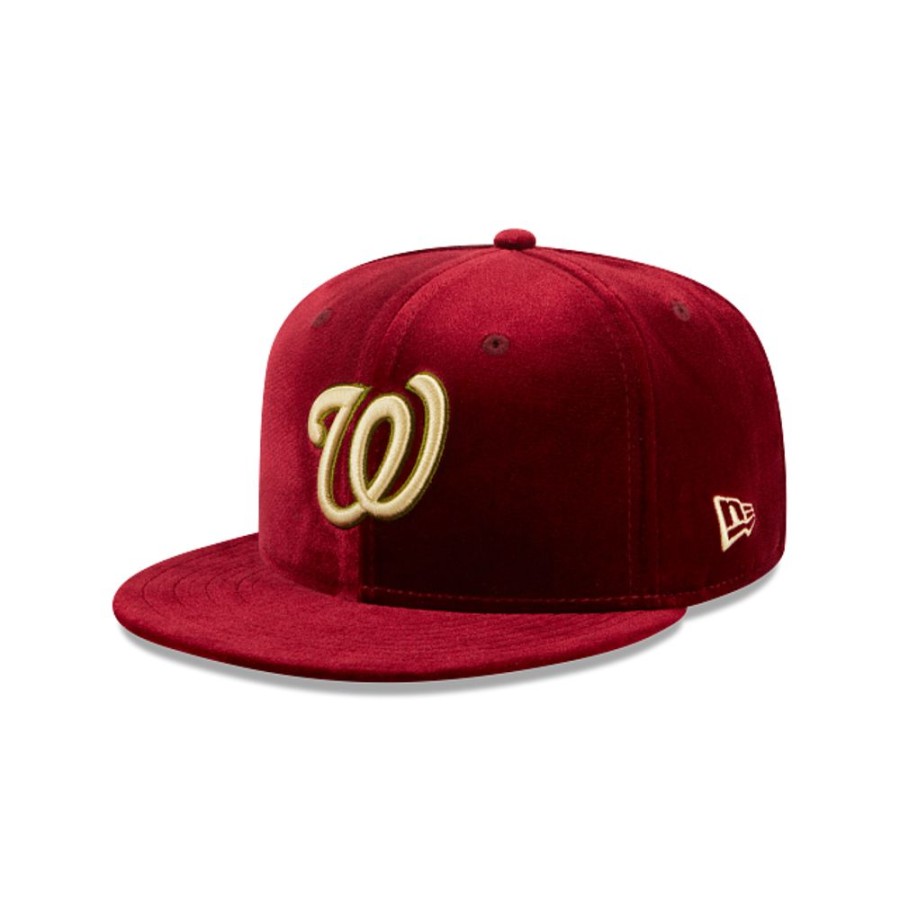 Gorras New Era | Washington Nationals Mlb Vintage Velvet 59Fifty Cerrada