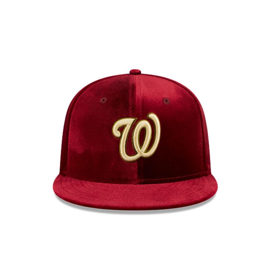 Gorras New Era | Washington Nationals Mlb Vintage Velvet 59Fifty Cerrada