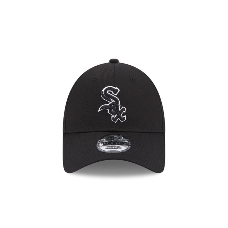 Gorras New Era | Chicago White Sox Mlb Team Outline 9Forty Strapback Negra