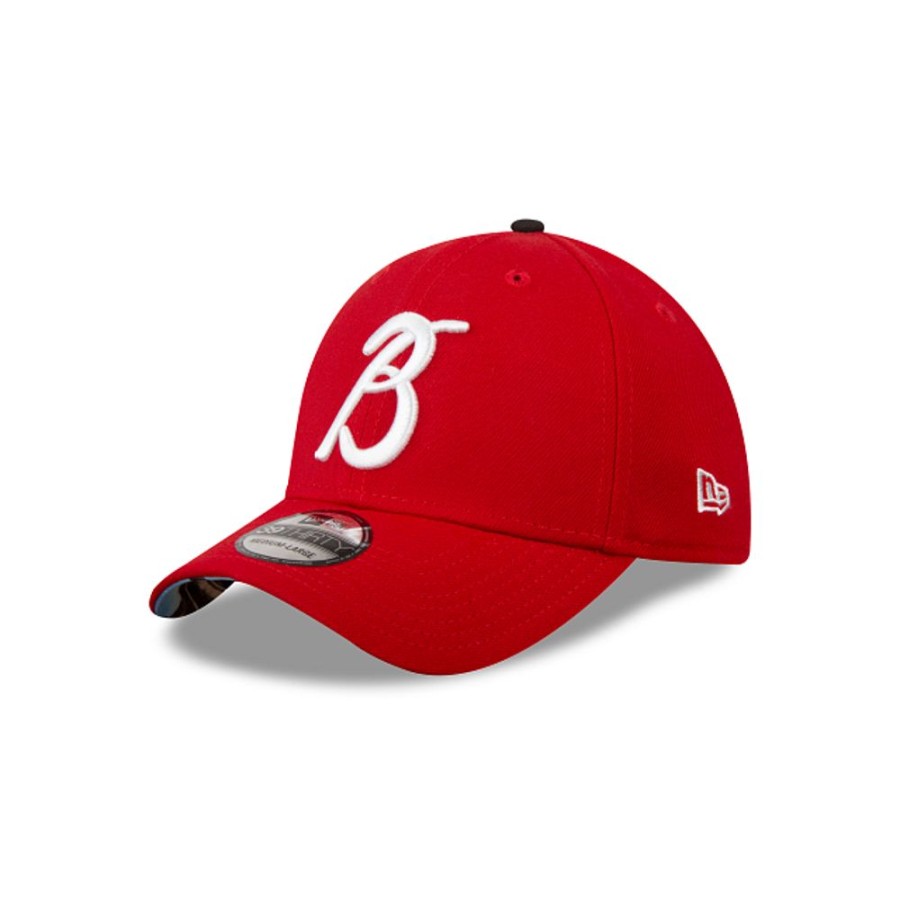 Gorras New Era | Bravos De Leon Lmb Game Cap Home Home 39Thirty Elastica Roja