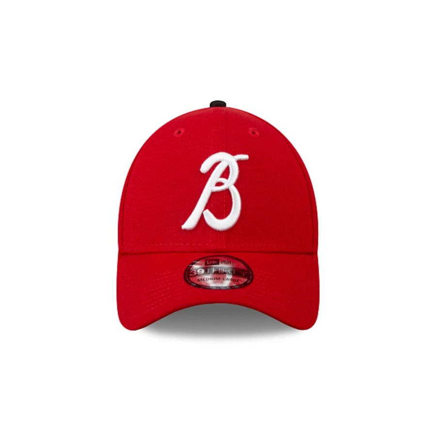 Gorras New Era | Bravos De Leon Lmb Game Cap Home Home 39Thirty Elastica Roja