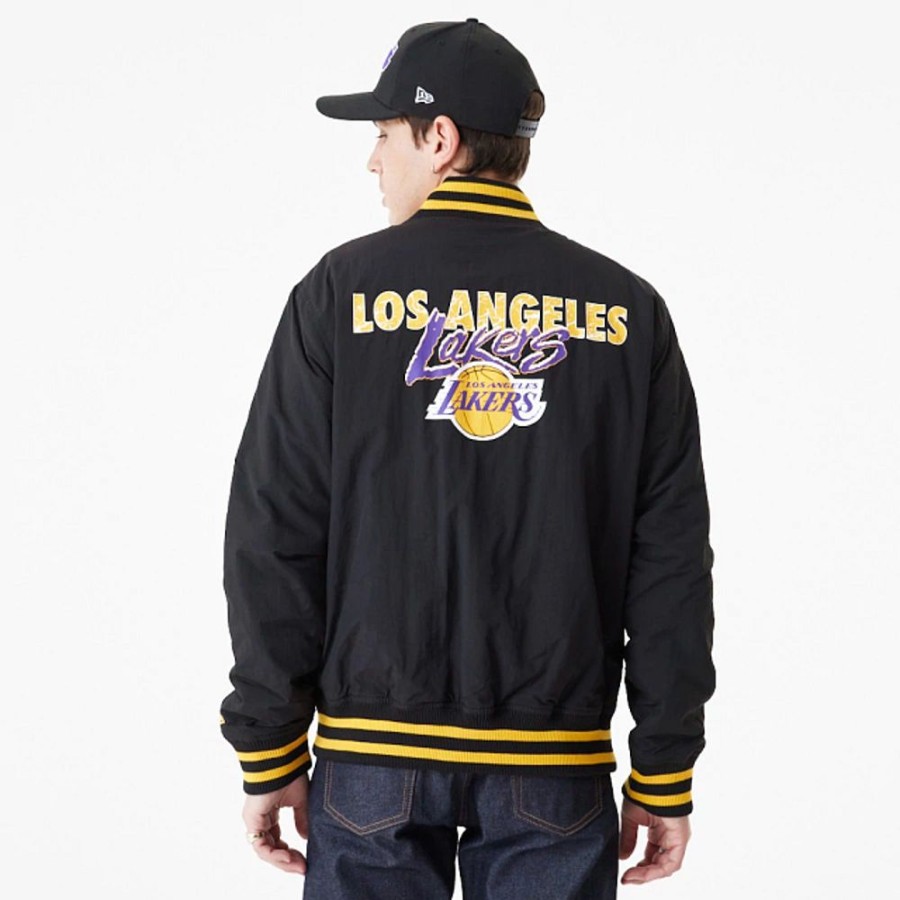 Ropa New Era | Chamarra Los Angeles Lakers Nba Team Script