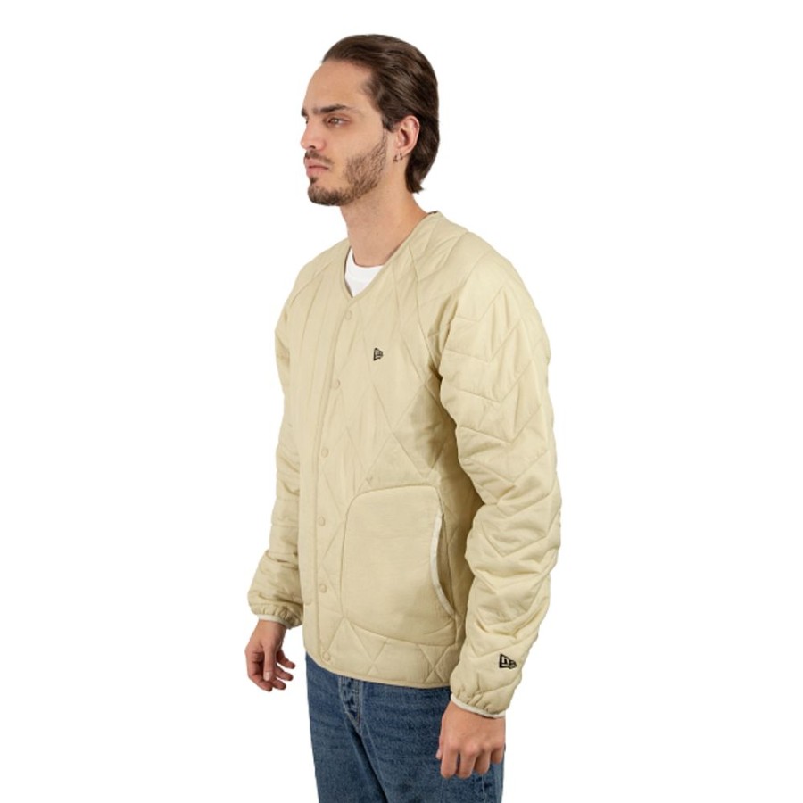 Ropa New Era | Chamarra New Era Outdoor Qui Packable Beige