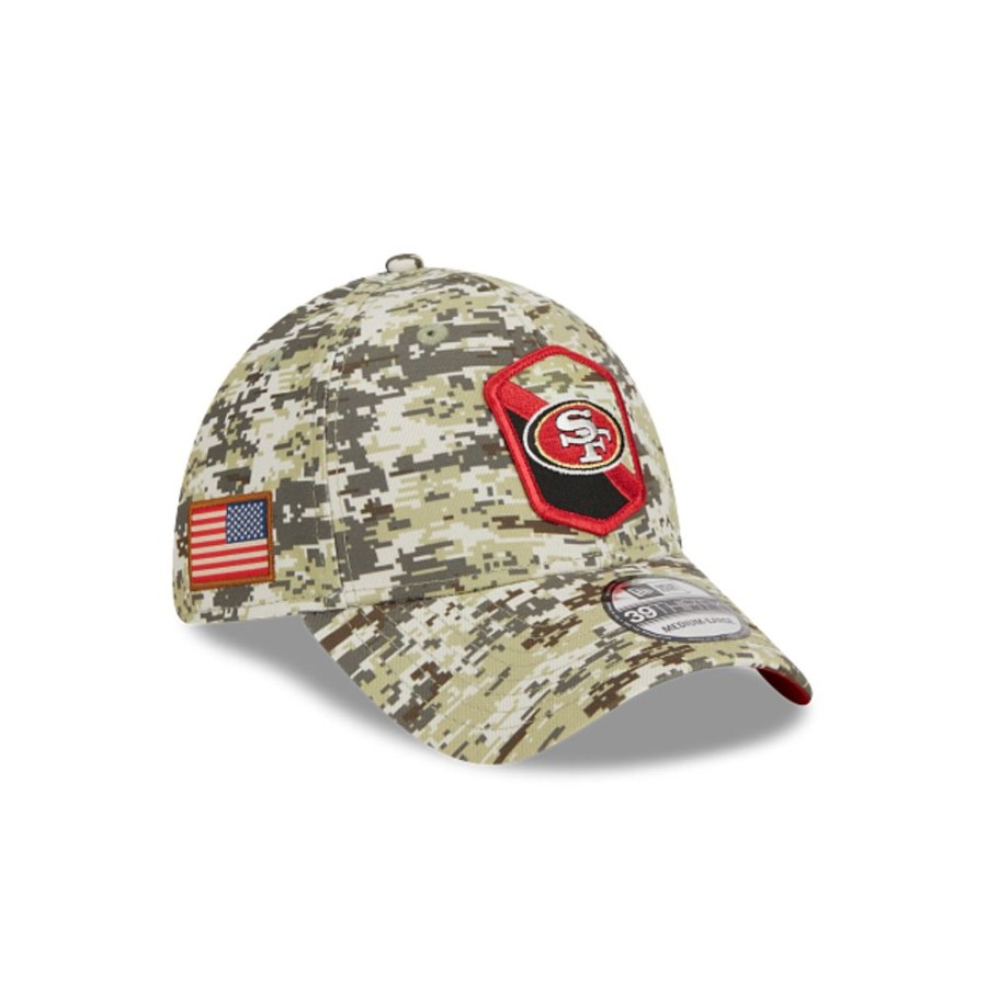 Gorras New Era | San Francisco 49Ers Nfl Salute To Service 2023 39Thirty Elastica