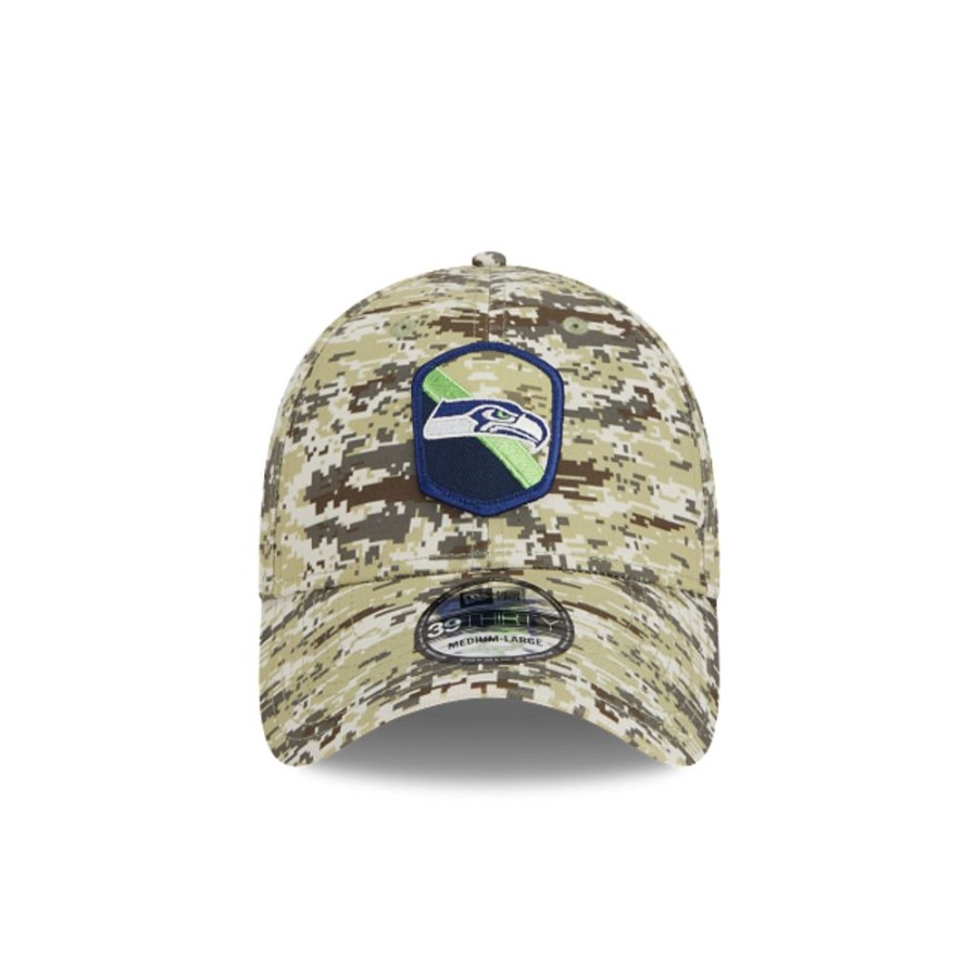 Gorras New Era | Seattle Seahawks Nfl Salute To Service 2023 39Thirty Elastica