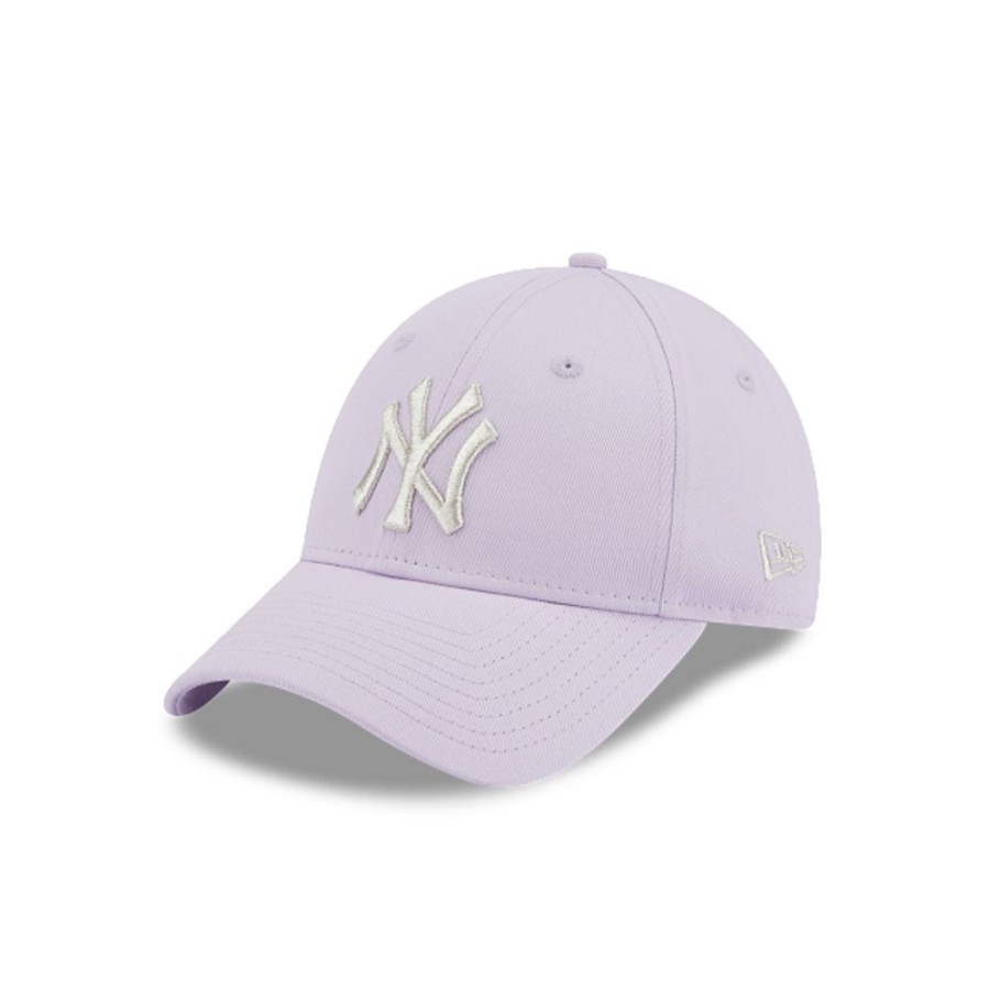 Gorras New Era | New York Yankees Mlb Metallic Logo 9Forty Strapback Para Mujer