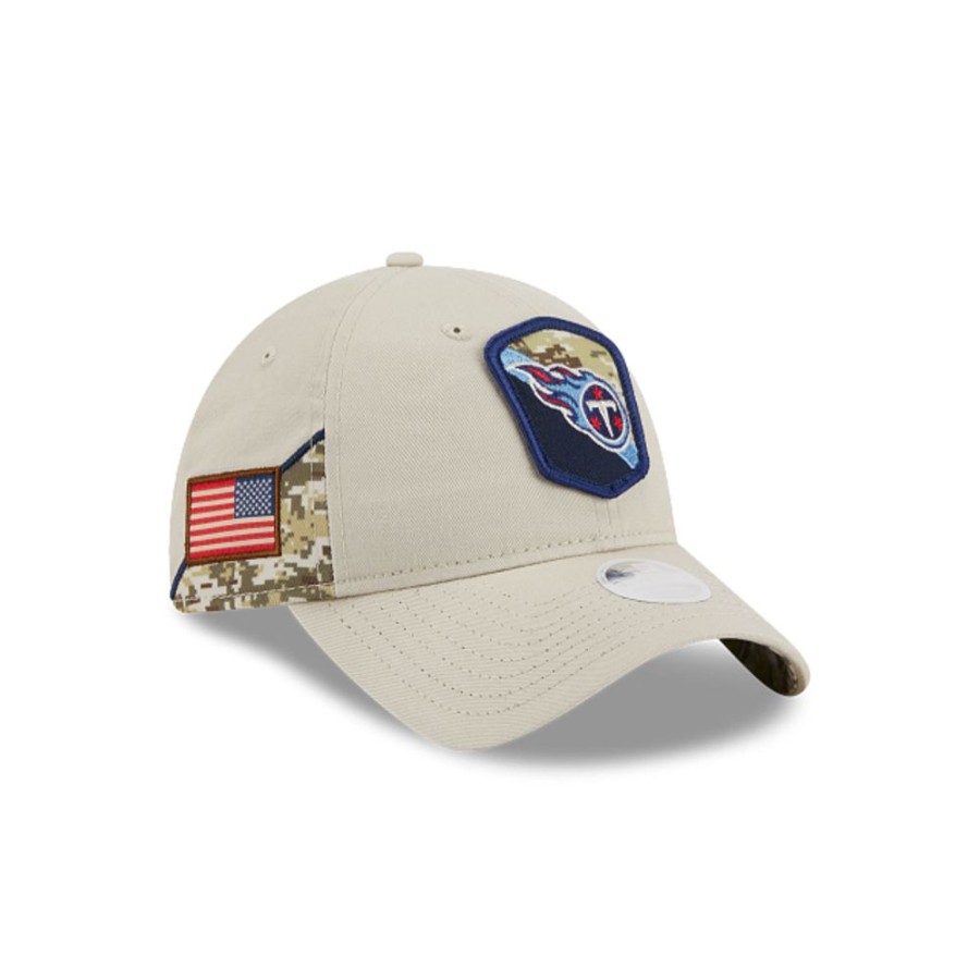 Gorras New Era | Tennessee Titans Nfl Salute To Service 2023 9Twenty Strapback Para Mujer