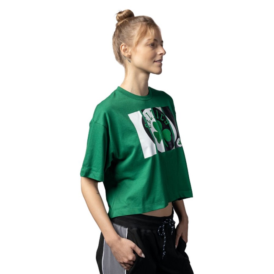 Ropa New Era | Playera Manga Corta Boston Celtics Nba Athleisure Para Mujer