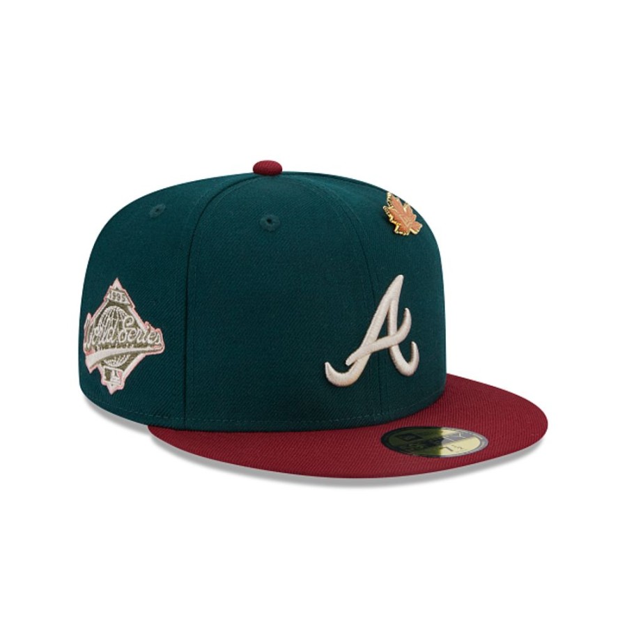 Gorras New Era | Atlanta Braves Mlb Leafy 59Fifty Cerrada