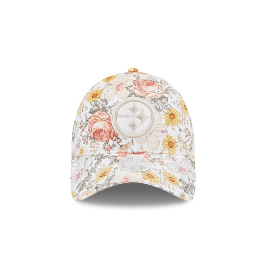 Gorras New Era | Pittsburgh Steelers Women'S Bloom 9Twenty Strapback Para Mujer