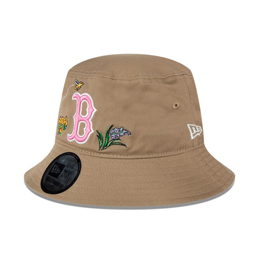 Gorras New Era | Boston Red Sox Mlb Watercolor Floral Collection Bucket