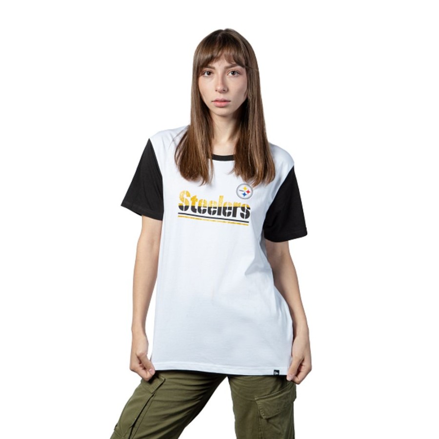 Ropa New Era | Playera Manga Corta Pittsburgh Steelers Nfl 3Rd Down 2023 Para Mujer