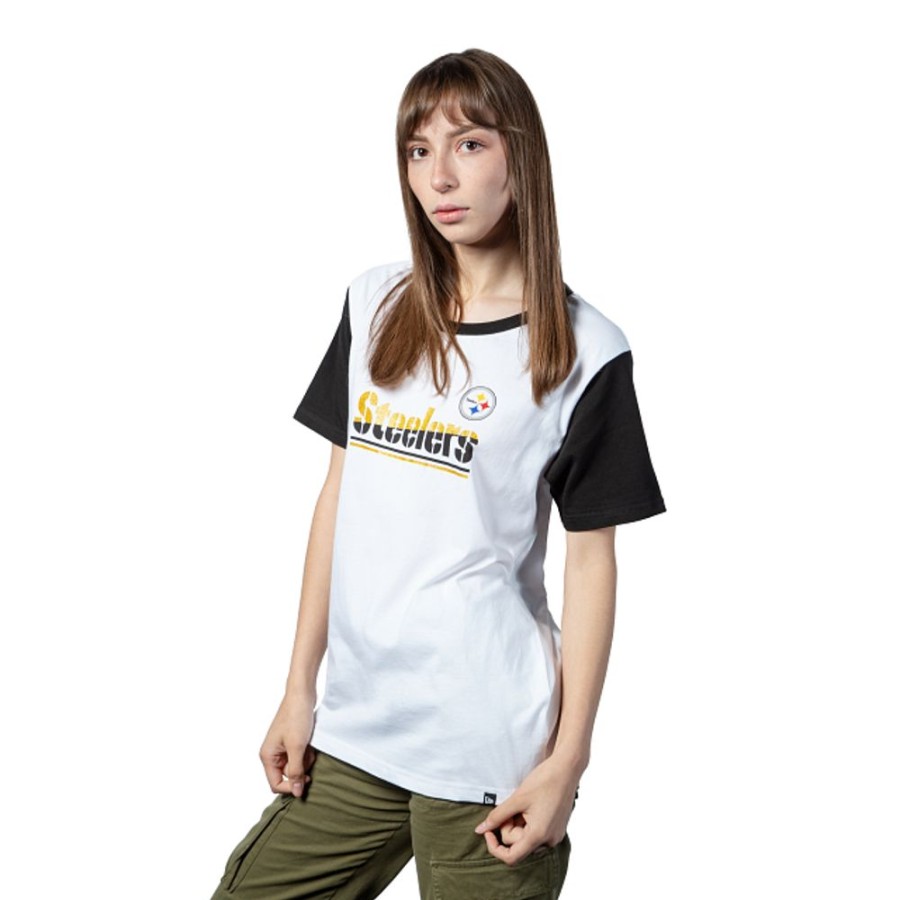 Ropa New Era | Playera Manga Corta Pittsburgh Steelers Nfl 3Rd Down 2023 Para Mujer