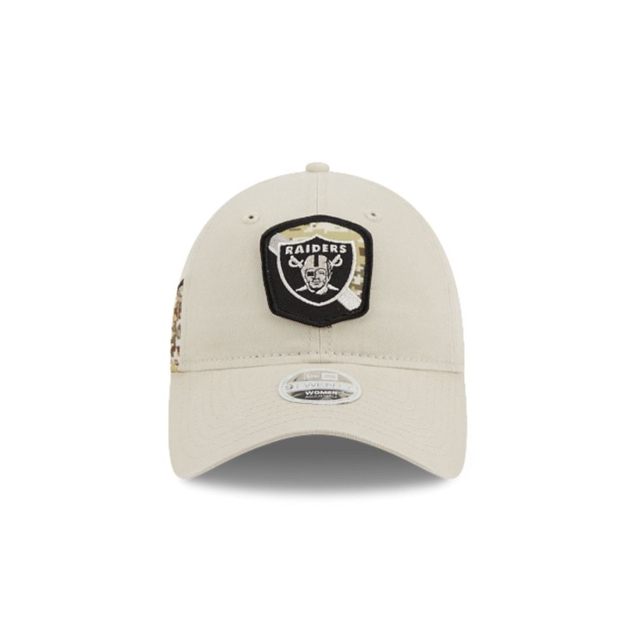 Gorras New Era | Las Vegas Raiders Nfl Salute To Service 2023 9Twenty Strapback Para Mujer