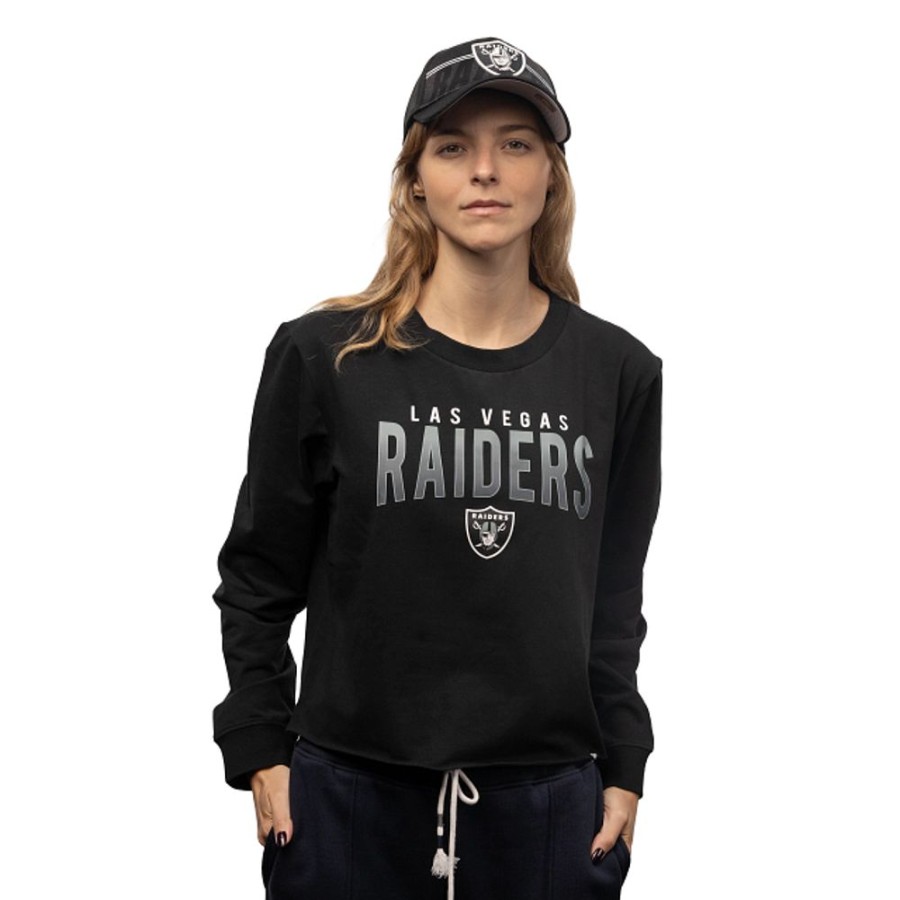 Ropa New Era | Playera Manga Larga Las Vegas Raiders Nfl Active Para Mujer