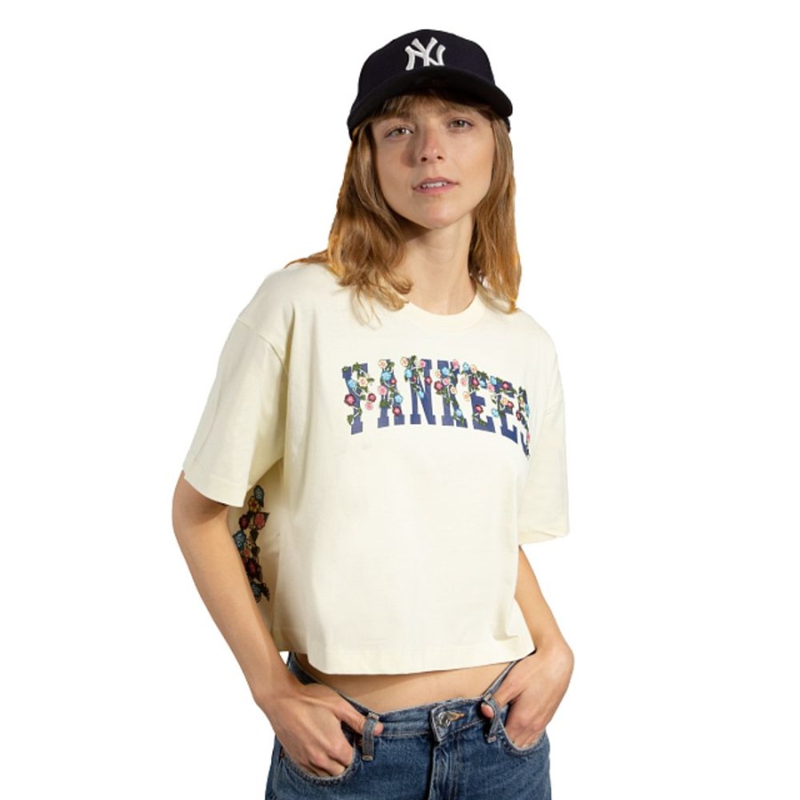 Ropa New Era | Playera Manga Corta New York Yankees Mlb Botanical Para Mujer