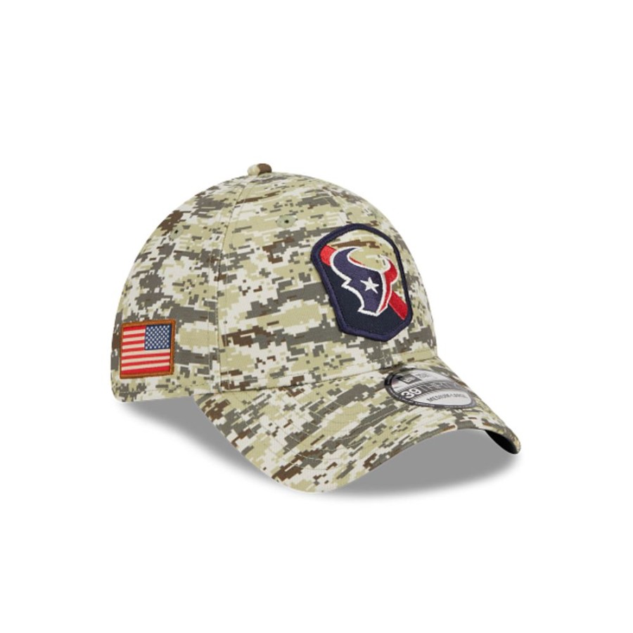 Gorras New Era | Houston Texans Nfl Salute To Service 2023 39Thirty Elastica