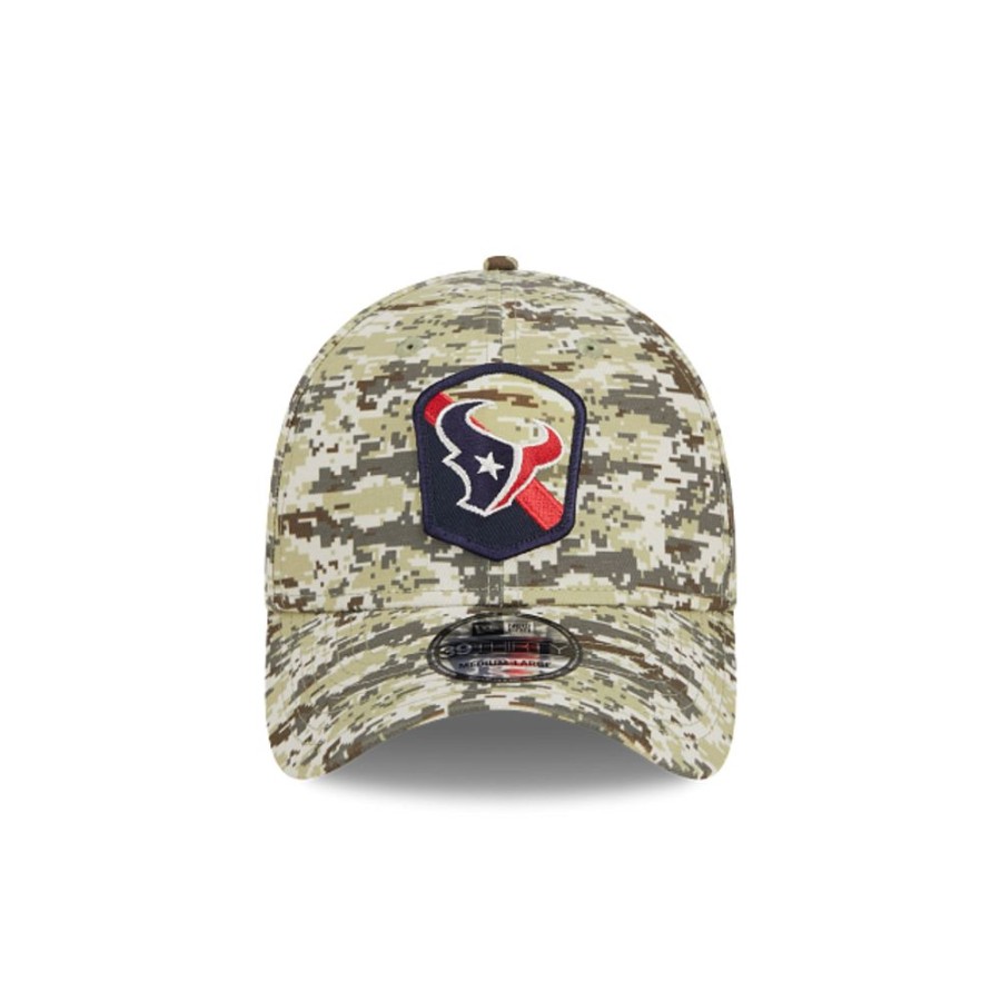 Gorras New Era | Houston Texans Nfl Salute To Service 2023 39Thirty Elastica