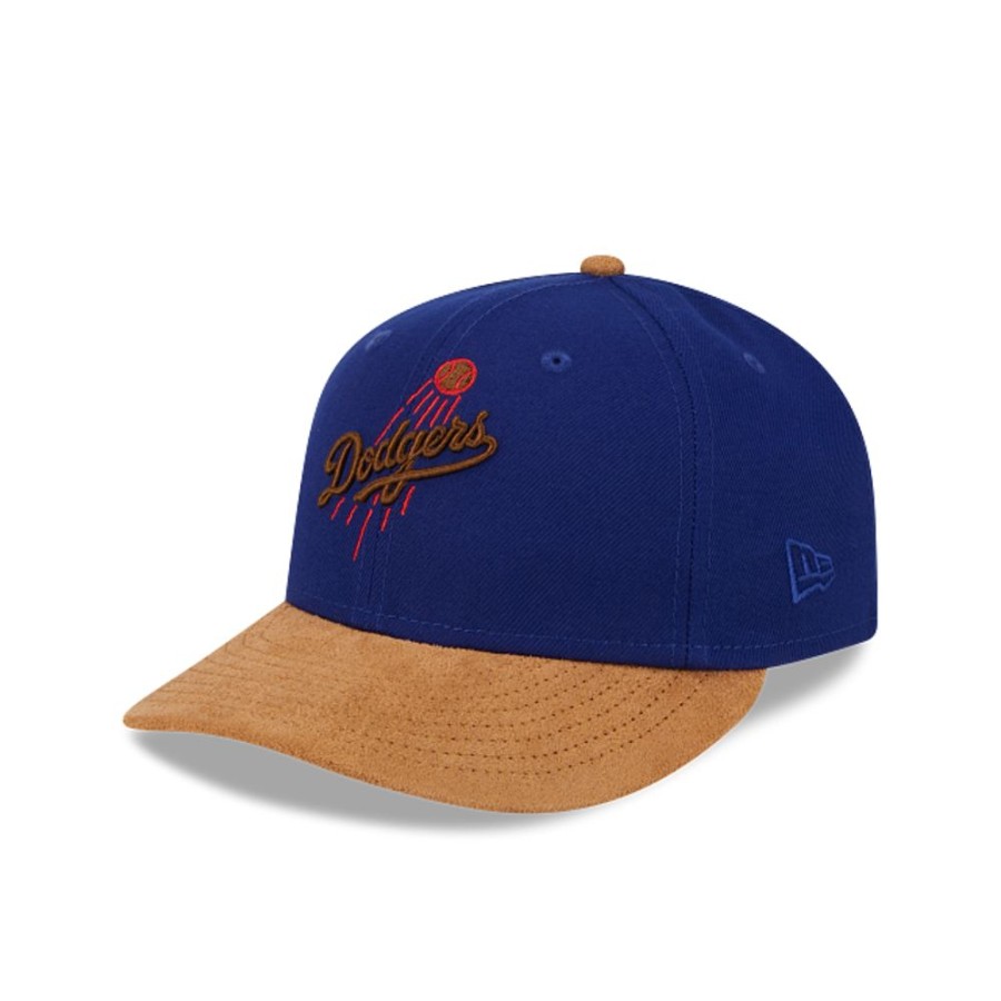 Gorras New Era | Los Angeles Dodgers Mlb Suede Visor 59Fifty Lp Cerrada