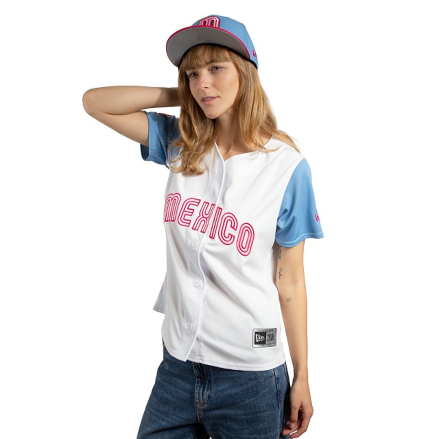 Ropa New Era | Jersey Mexico Alternativo Mlb World Baseball Classic 2023 Para Mujer