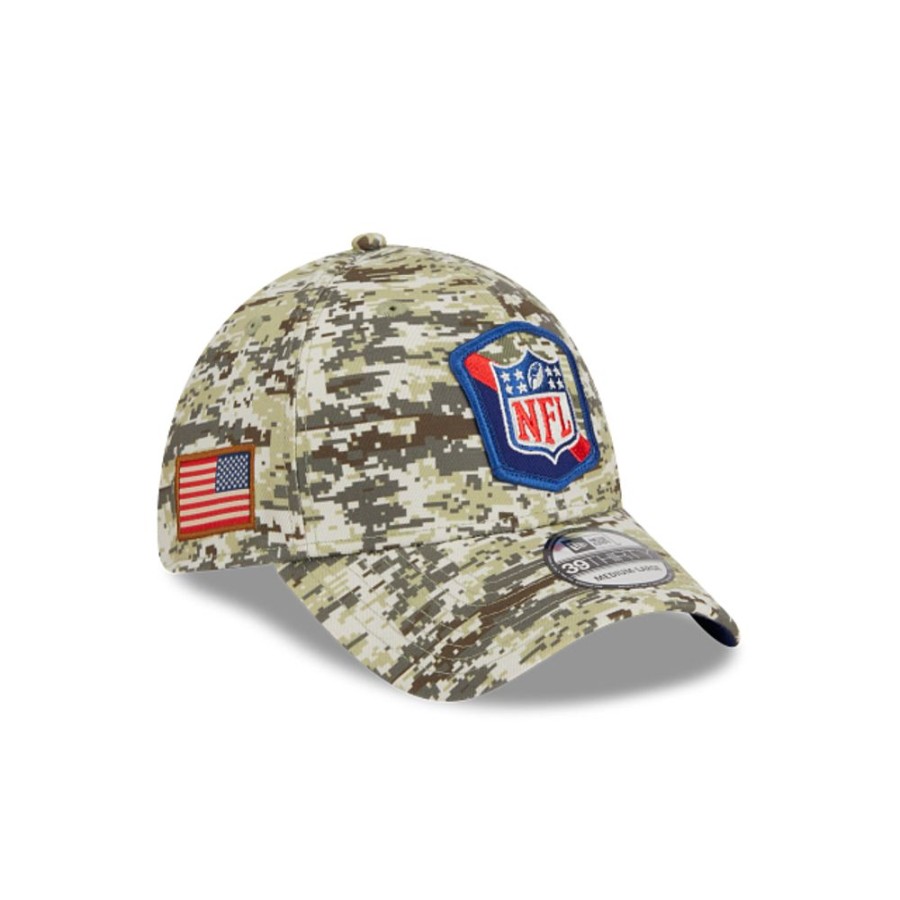 Gorras New Era | Nfl Official Logo Nfl Salute To Service 39Thirty Elastica